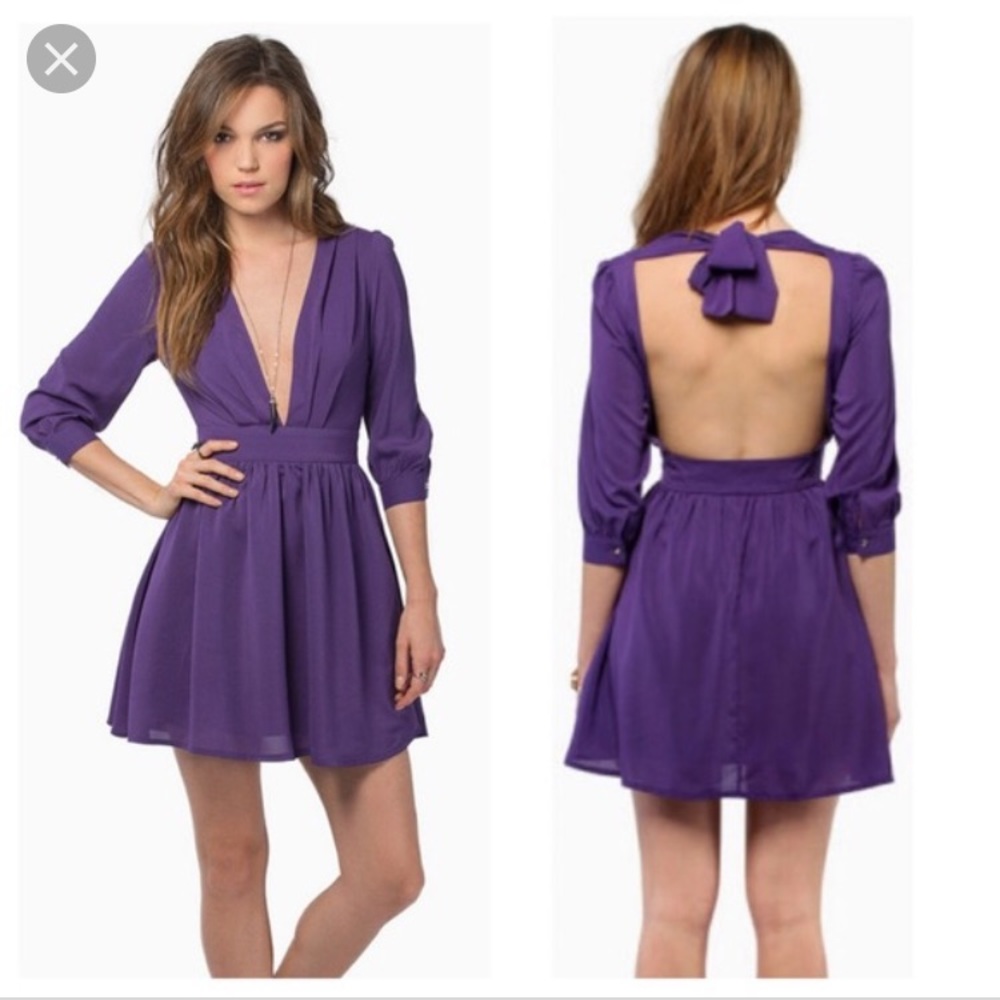 Purple dress